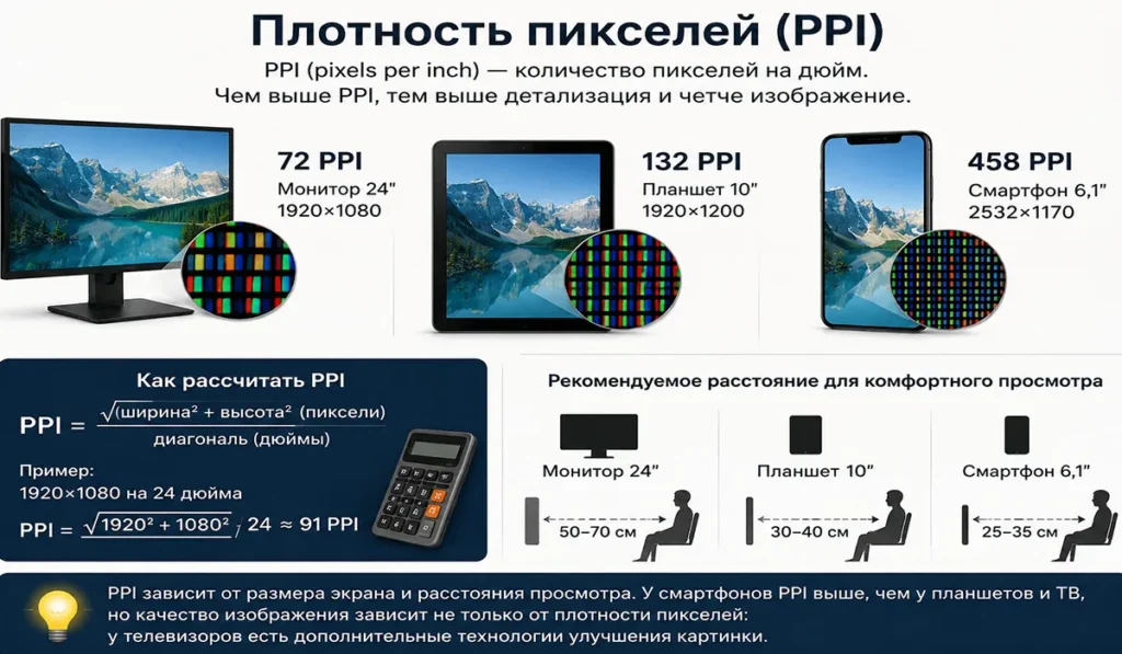 Каким бывает разрешение экрана монитора?