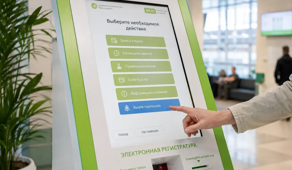 Интерактивное оборудование в поликлинике